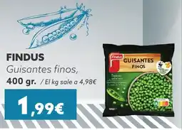 Supermercados Lupa FINDUS Guisantes finos, oferta