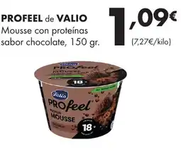 Supermercados Lupa PROFEEL de VALIO Mousse con proteínas sabor chocolate oferta