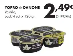 Supermercados Lupa YOPRO de DANONE Vainilla, oferta