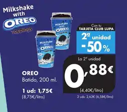 Supermercados Lupa OREO Batido oferta