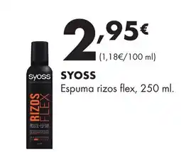 Supermercados Lupa SYOSS Espuma rizos flex oferta