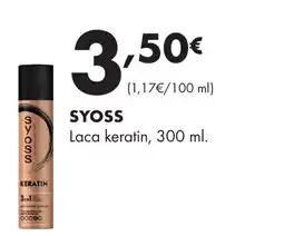 Supermercados Lupa SYOSS Laca keratin oferta