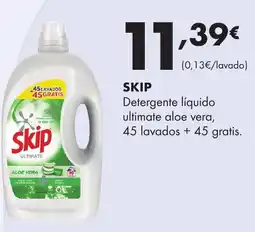 Supermercados Lupa SKIP Detergente líquido ultimate aloe vera oferta