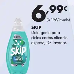 Supermercados Lupa SKIP Detergente para ciclos cortos eficacia express oferta