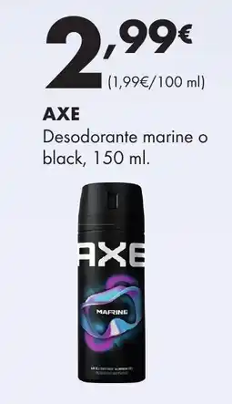 Supermercados Lupa AXE Desodorante marine o black oferta