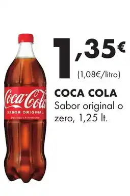 Supermercados Lupa COCA COLA Sabor original o zero oferta