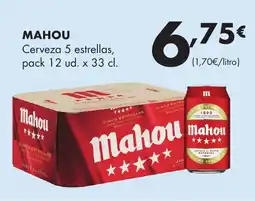 Supermercados Lupa MAHOU Cerveza 5 estrellas oferta