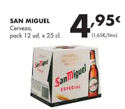 Supermercados Lupa SAN MIGUEL Cerveza, oferta