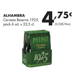 Supermercados Lupa ALHAMBRA Cerveza Reserva 1925 oferta
