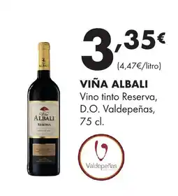 Supermercados Lupa VIÑA ALBALI Vino tinto Reserva, D.O. Valdepeñas oferta