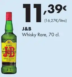 Supermercados Lupa J&B Whisky Rare oferta