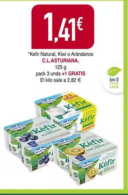 Masymas C.L.ASTURIANA Kefir Natural, Kiwi o Arándanos oferta