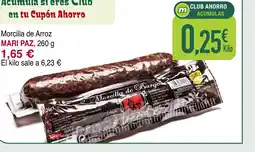 Masymas MARI PAZ Morcilla de Arroz oferta