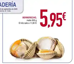 Masymas Berberecho, malla oferta