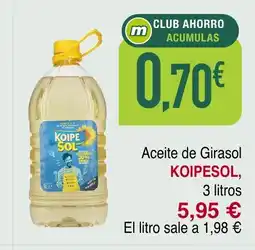 Masymas KOIPESOL Aceite de Girasol oferta