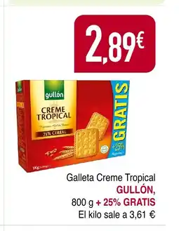 Masymas GULLÓN Galleta Creme Tropical oferta