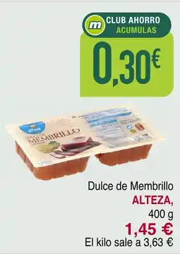 Masymas ALTEZA Dulce de Membrillo oferta