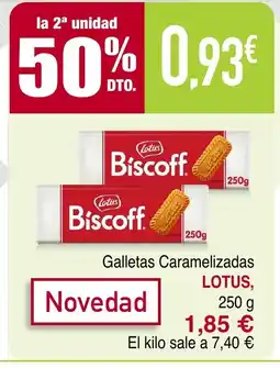 Masymas LOTUS Galletas Caramelizadas oferta