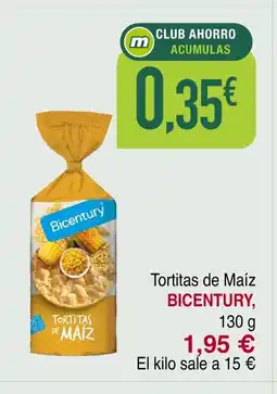 Masymas BICENTURY Tortitas de Maíz oferta