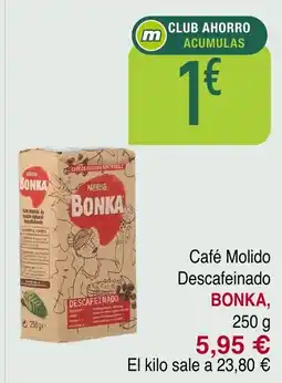 Masymas BONKA Café Molido Descafeinado oferta
