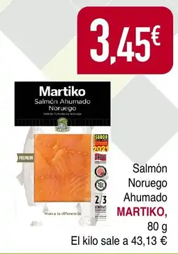 Masymas MARTIKO Salmón Noruego Ahumado oferta