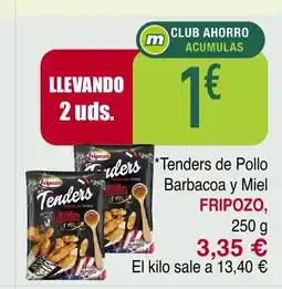 Masymas FRIPOZO Tenders de Pollo Barbacoa y Miel oferta