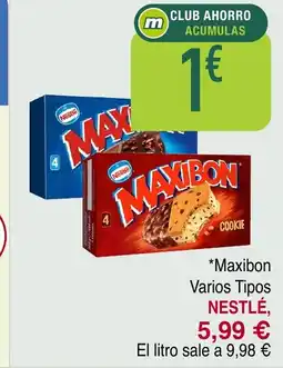 Masymas NESTLÉ Maxibon Varios Tipos oferta