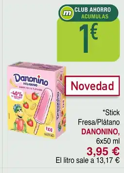 Masymas DANONINO Stick Fresa/Plátano oferta