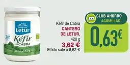 Masymas CANTERO DE LETUR Kéfir de Cabra oferta