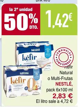 Masymas NESTLÉ Kefir Natural o Multi-Frutas oferta