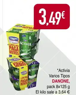 Masymas DANONE Activia Varios Tipos oferta