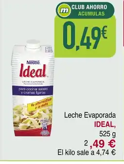 Masymas IDEAL Leche Evaporada oferta