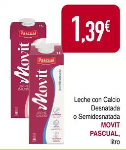 Masymas MOVIT PASCUAL Leche con Calcio Desnatada o Semidesnatada oferta
