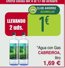 Masymas CABREIROA Agua con Gas oferta
