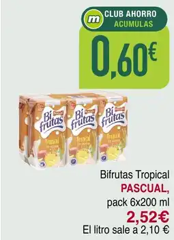 Masymas PASCUAL Bifrutas Tropical oferta