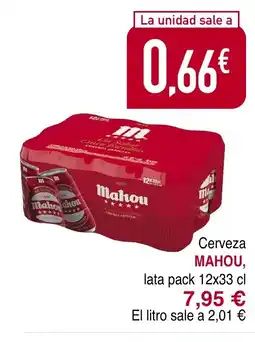 Masymas MAHOU Cerveza oferta