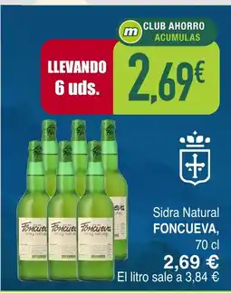 Masymas FONCUEVA Sidra Natural oferta