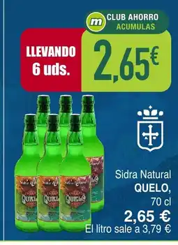 Masymas QUELO Sidra Natural oferta