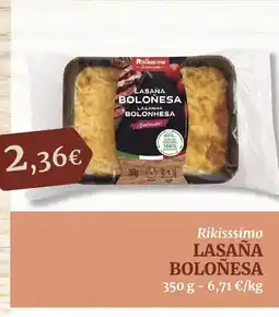 Masymas RIKISSSIMO Lasaña bolonhesa oferta