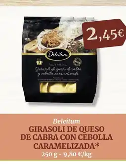 Masymas DELEITUM Girasoli de queso de cabra con cebolla caramelizada oferta