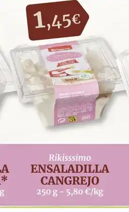 Masymas RIKISSSIMO Ensaladilla cangrejo oferta