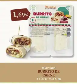 Masymas RIKISSSIMO Burrito de carne oferta