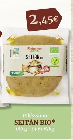 Masymas RIKISSSIMO Seitán bio oferta