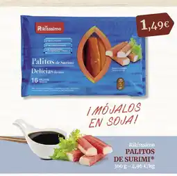 Masymas RIKISSSIMO Palitos de surimi oferta