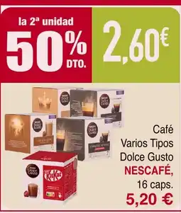 Masymas NESCAFÉ Café Varios Tipos oferta