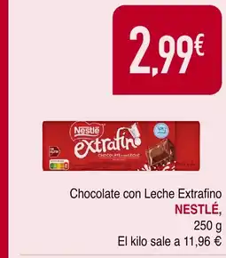 Masymas NESTLÉ Chocolate con Leche Extrafino oferta