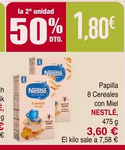 Masymas NESTLÉ Papilla 8 Cereales con Miel oferta