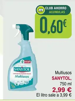 Masymas SANYTOL Multiusos oferta