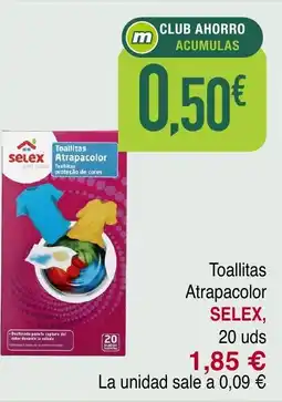 Masymas SELEX Toallitas Atrapacolor oferta