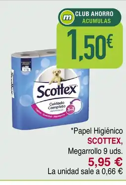Masymas SCOTTEX Papel Higiénico oferta
